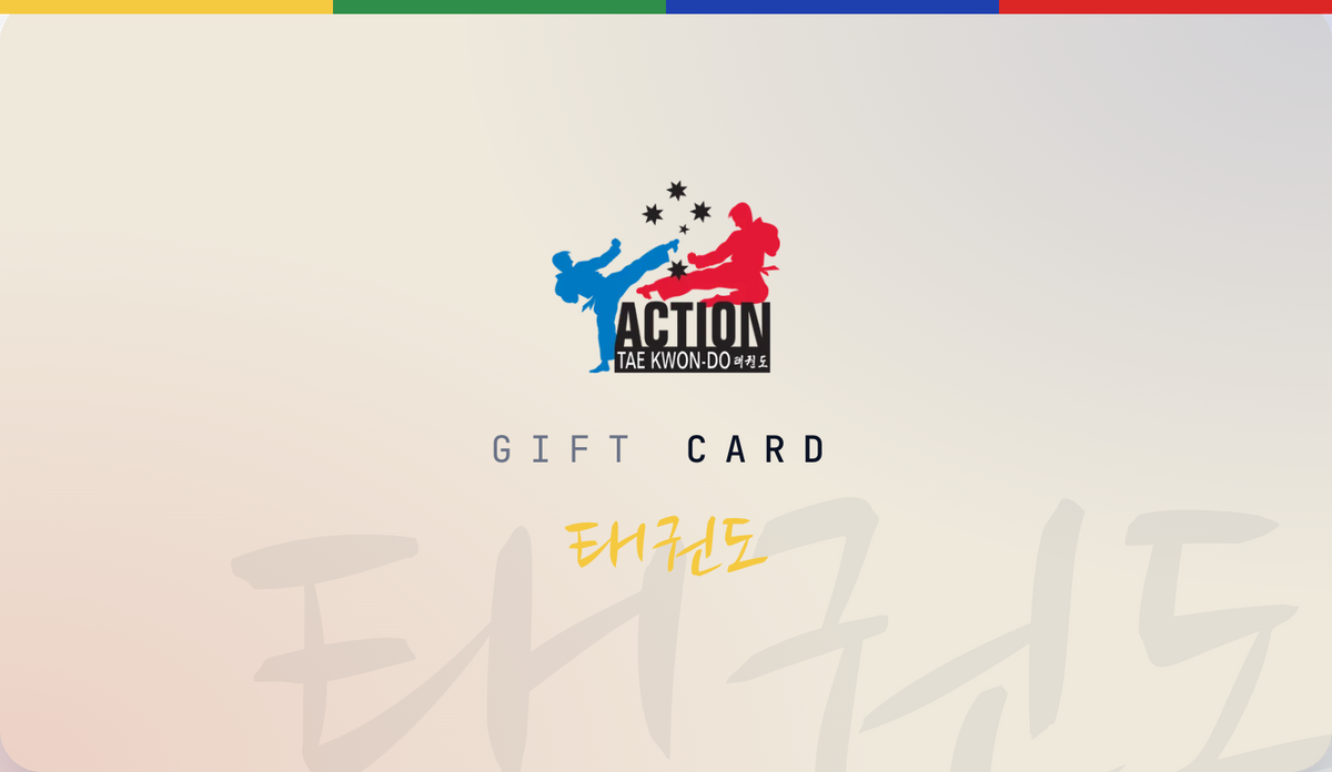 Action Tae Kwon-Do gift card