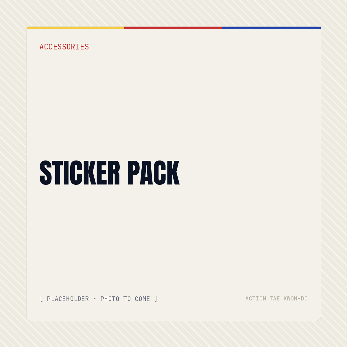 Action Tae Kwon-Do sticker pack